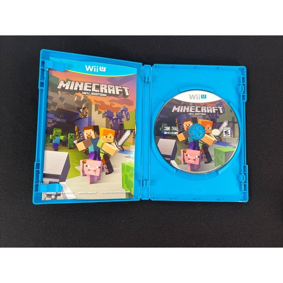 Minecraft (Nintendo Wii U Edition, 2016) w Super Mario Mash Up ~ Missing Manual - Picture 4 of 9
